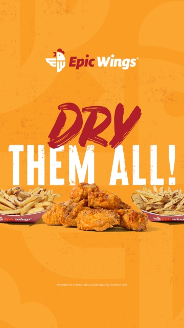 epic wings dry jan poster