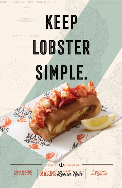 Masons in store poster