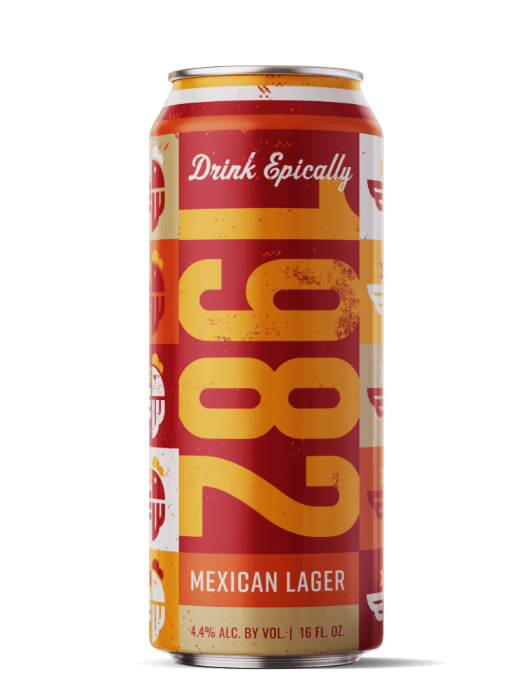 epic wings 1982 beer can