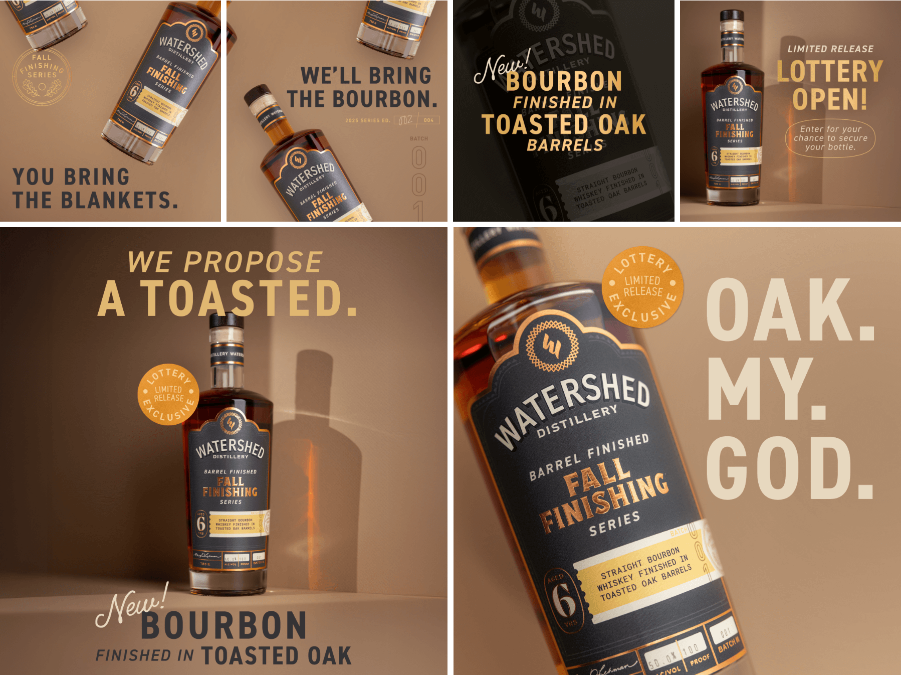 watershed bottles collage