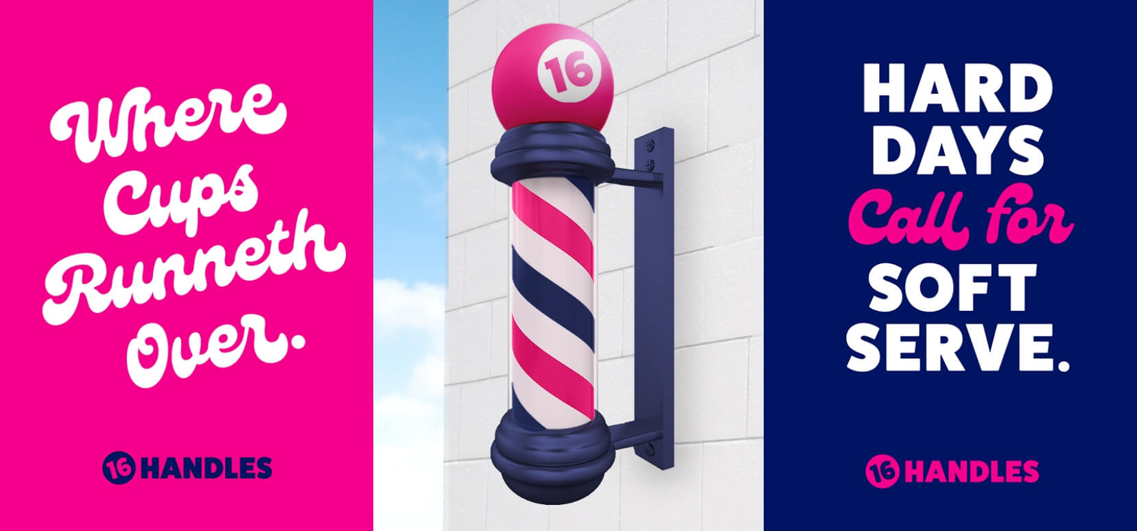 16 handles outdoor collage