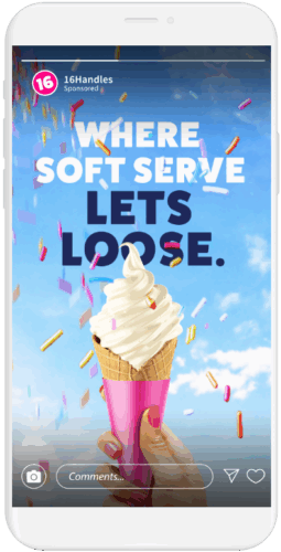 16 handles social ad