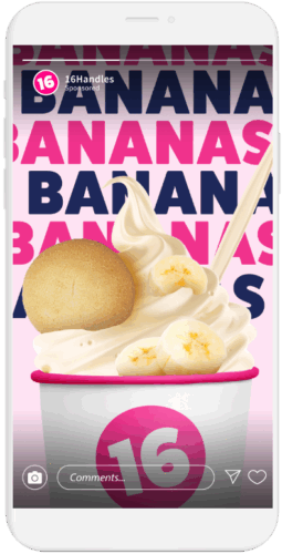 16 handles social ad