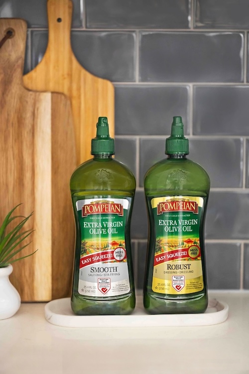 Pompeian squeeze bottle